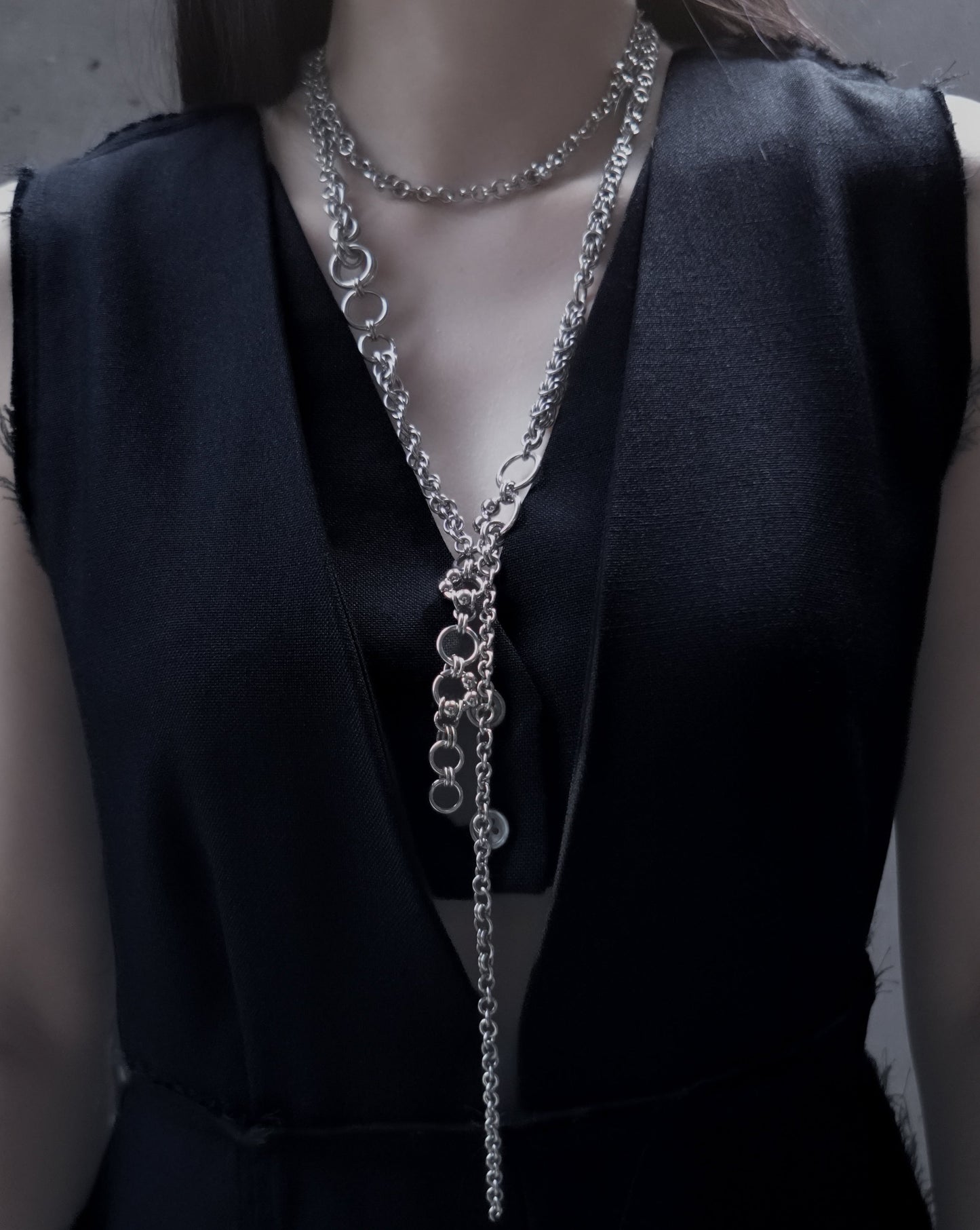 Piece 07 — Wrap Lariat Necklace — Tension