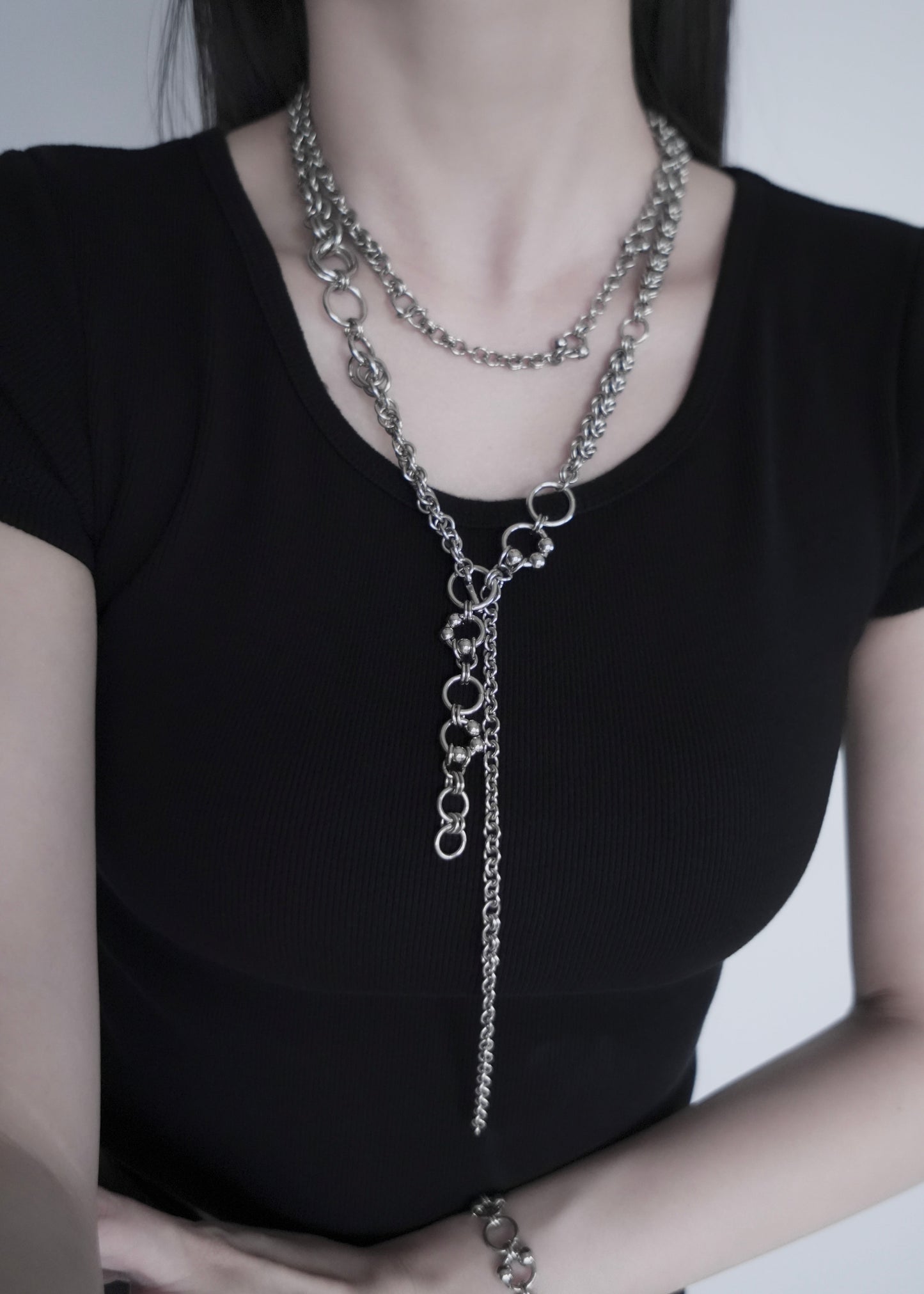 Piece 07 — Wrap Lariat Necklace — Tension