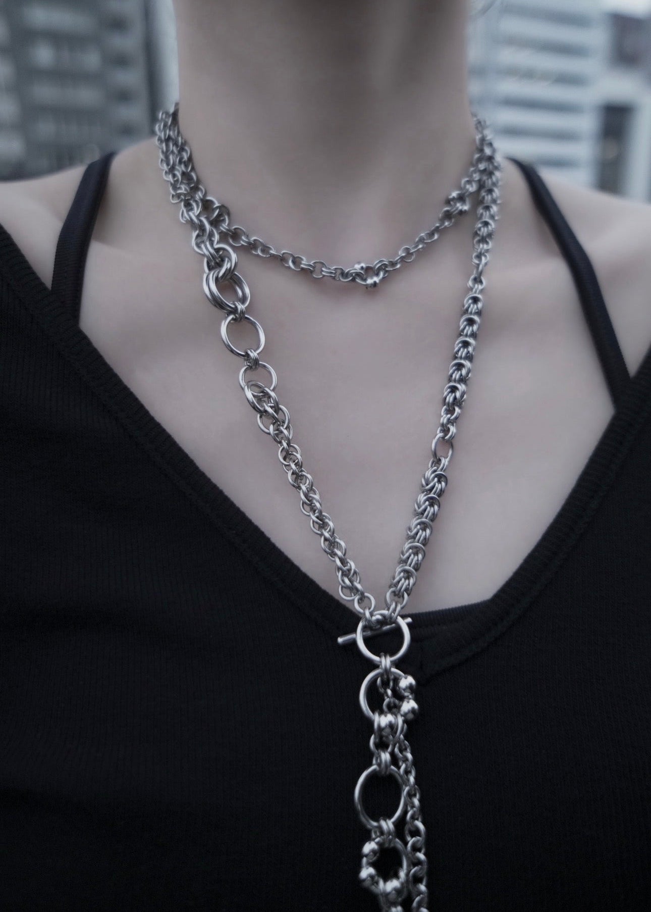 Piece 07 — Wrap Lariat Necklace — Tension